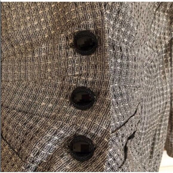 Vintage Retro Houndstooth Fitted Blazer - Picture 5 of 10